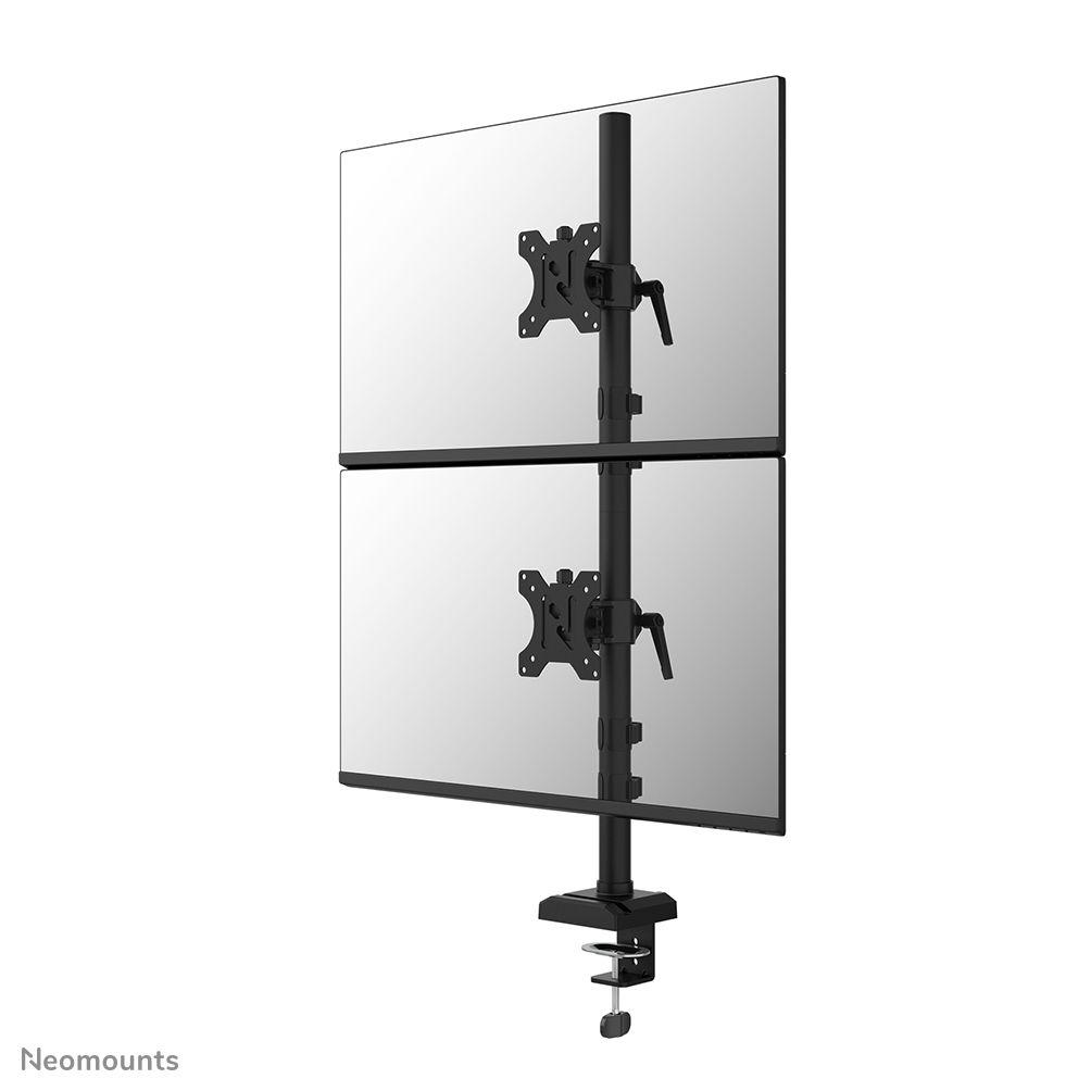Suporte de Monitor NEOMOUNTS DS60-600BL2V (10"–32" - 2 Monitores - 9 kg por monitor - Preto)