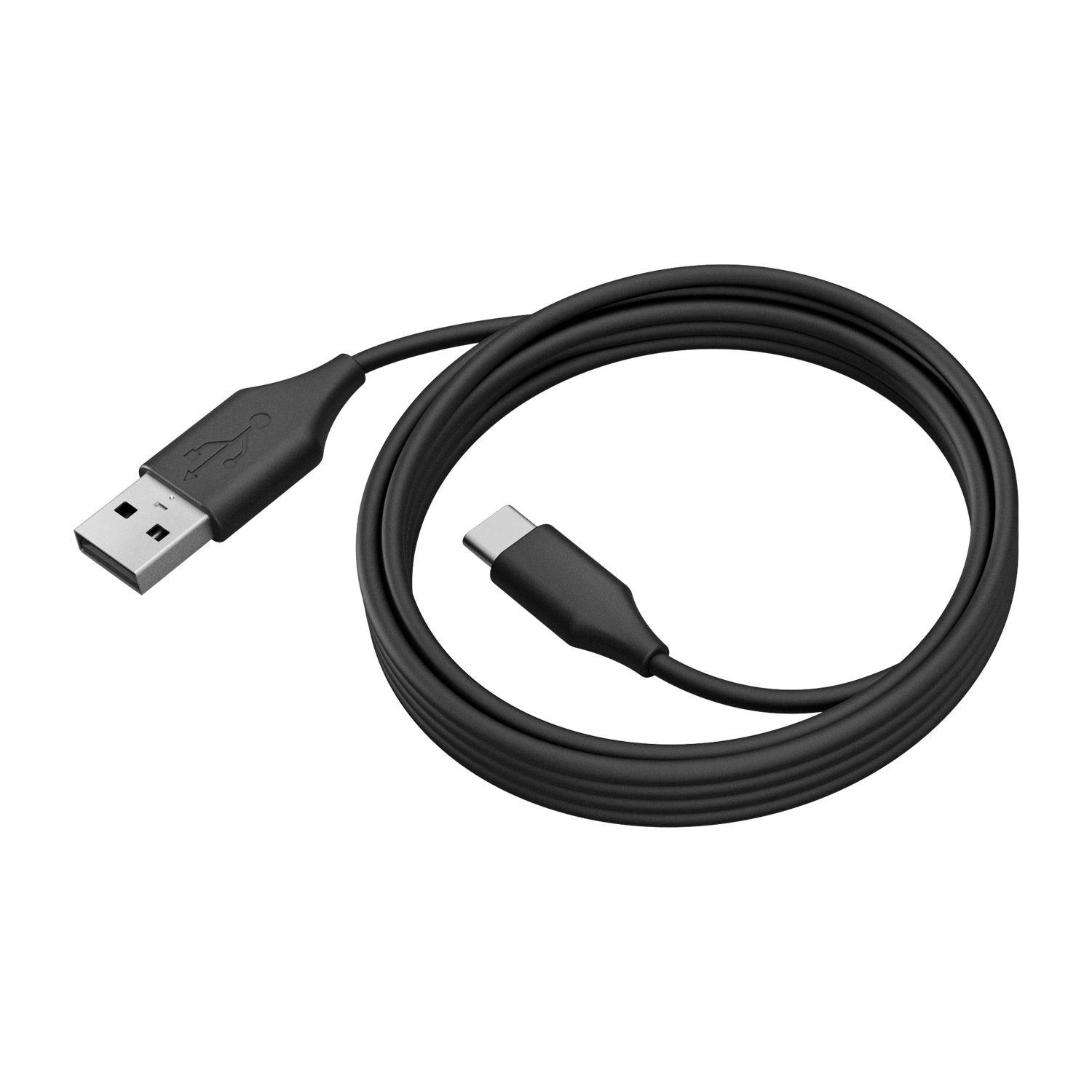 Cabo USB JABRA 14202-10 (2 m - USB C - USB A - Preto)