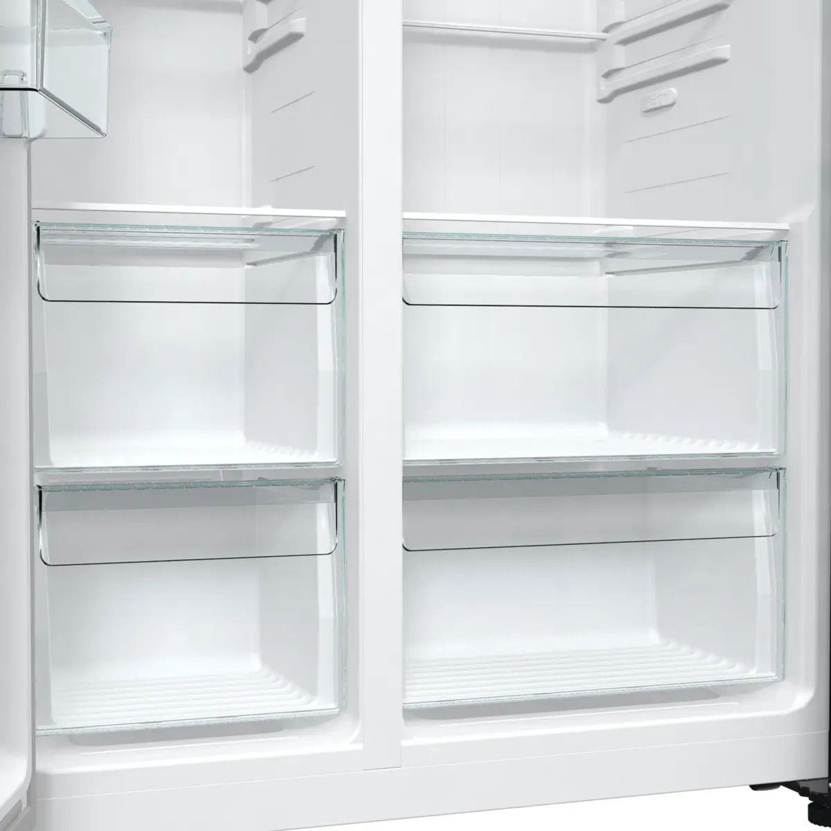 Frigorífico Americano Independente GORENJE NRR9185EABXLWD (547 L - 179x92x67 cm - Preto/Inox), miniatura 6