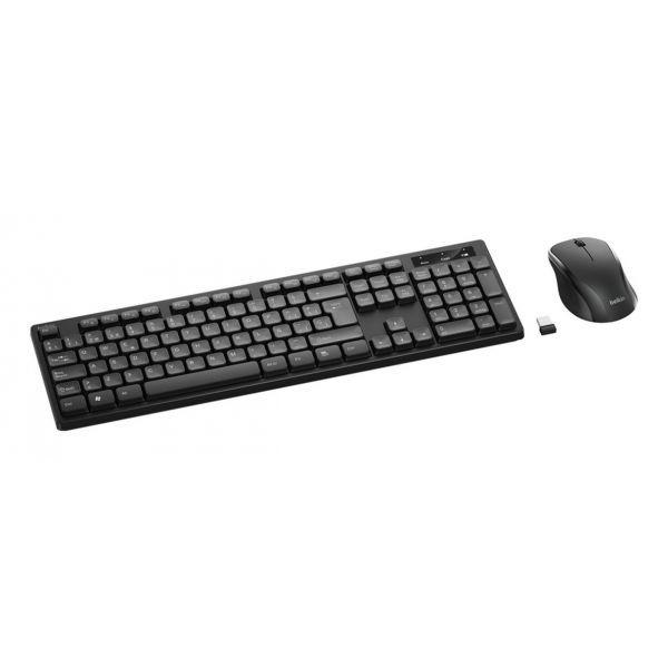 Conjunto de Teclado e Rato BELKIN BBZ010SP (Espanhol - Chiclete - Tamanho completo - Preto) — miniatura 2