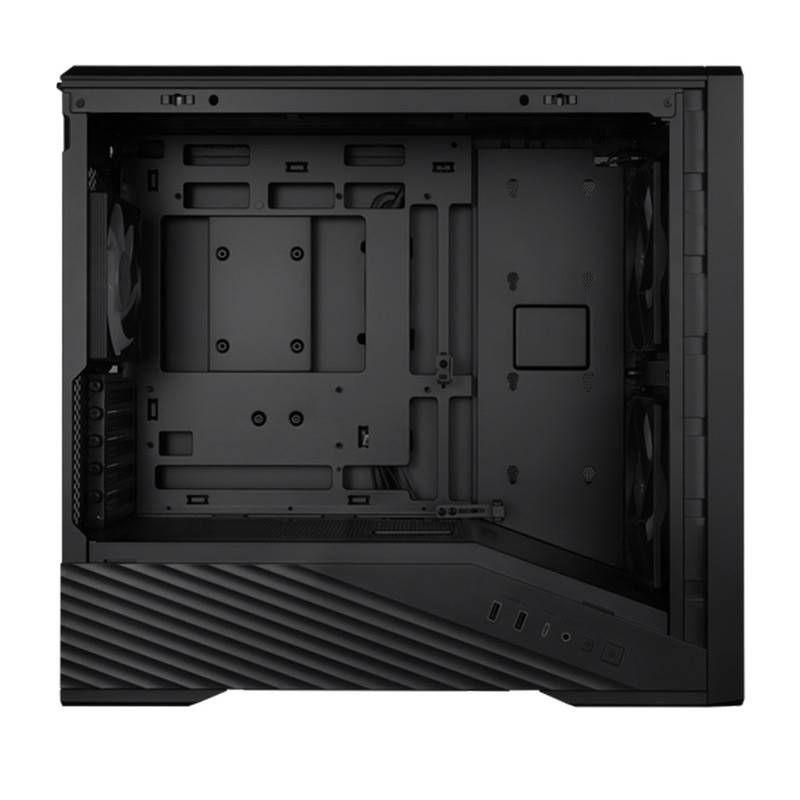 Caixa Micro-ATX LIAN LI Vector V150 Mini Infinity (Micro ATX, Mini-ITX - Midi Tower - Aço, vidro temperado, plástico - Preto) — miniatura 3