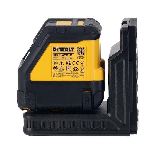 Nível Laser de Linhas Cruzadas DEWALT DCLE14201RB (18 V - Bateria recarregável - Amarelo/Preto), miniatura 3