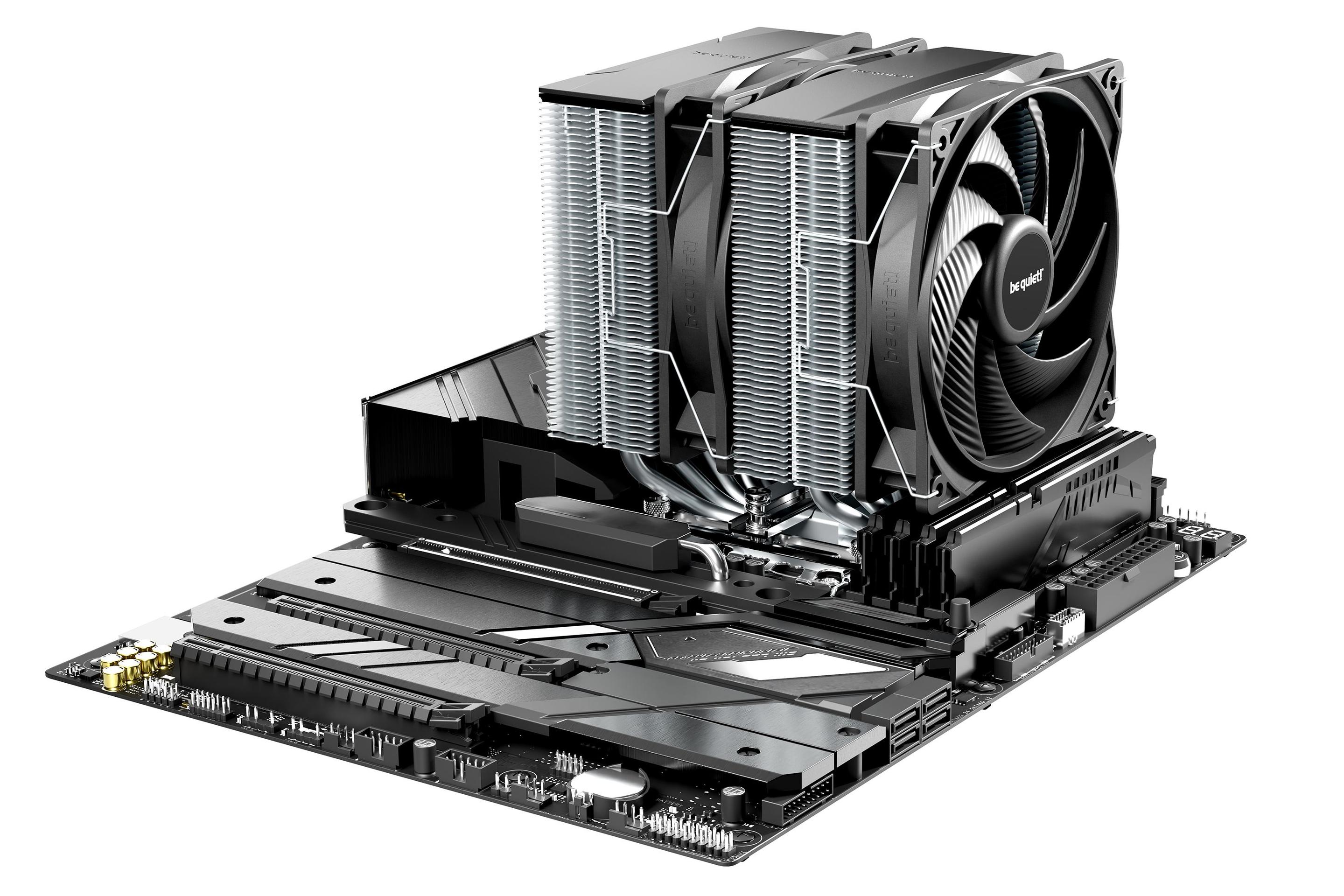 Dissipador de CPU BE QUIET! Pure Rock Pro 3 (120 mm - 2 ventoinhas - 2000 RPM - Prateado) — miniatura 4
