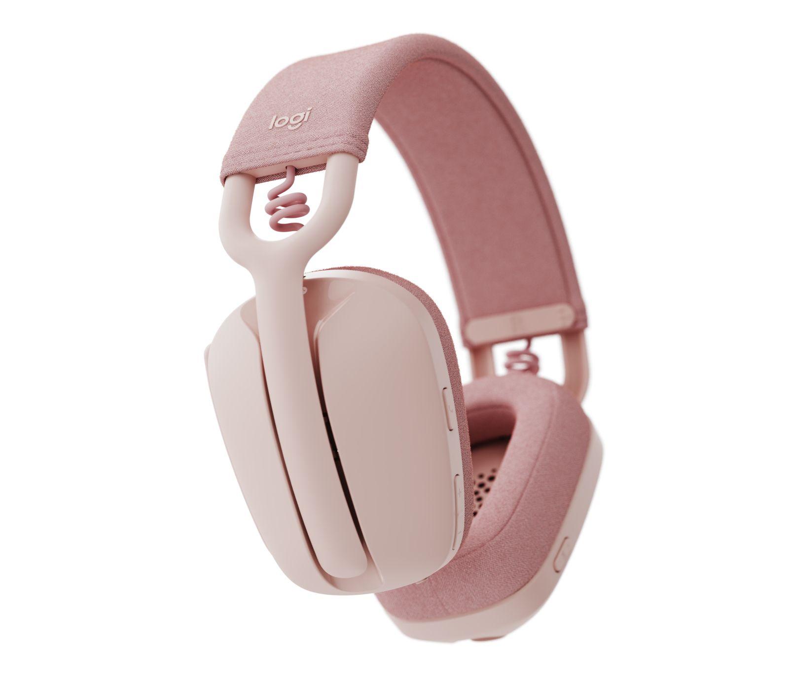 Auscultadores LOGITECH Zone Vibe 100 (Binaural - Sem fios - Circum-aural - Rosa), miniatura 4