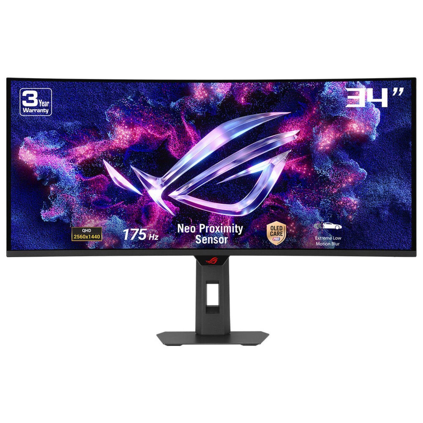 Monitor ASUS ROG Strix XG34WCDG (34" - OLED - 175 Hz - Preto)