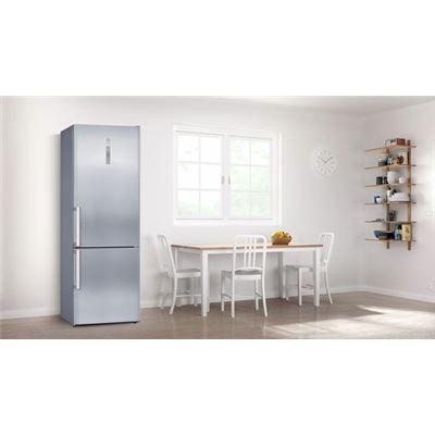 Frigorífico Combinado Independente BALAY 3KFE777XE (438 l - Total No Frost - 203x70x67 cm - Inox) — miniatura 2