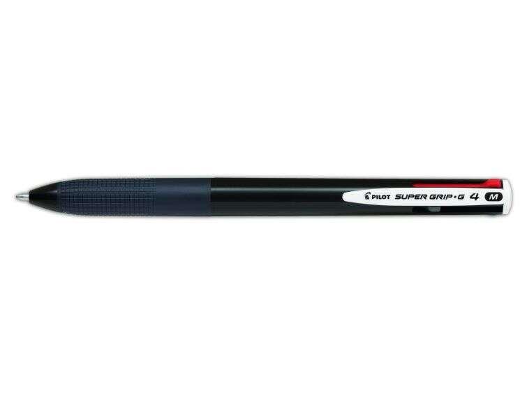 Esferográfica PILOT Super Grip G4 Retrátil (Corpo Preto)