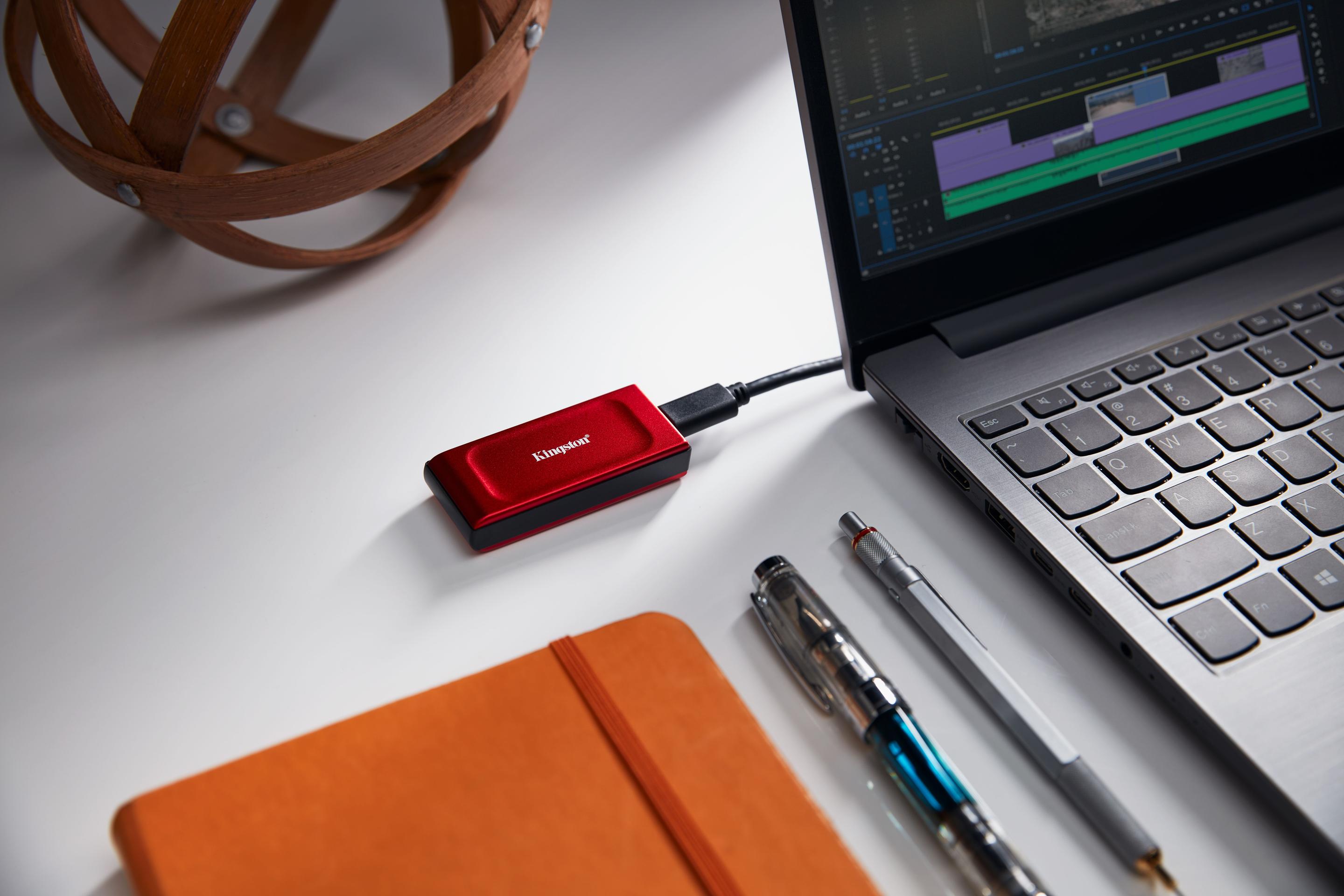 SSD Externo KINGSTON XS1000 (1 TB - USB 3.2 Tipo-C - USB Type-C - Vermelho), miniatura 8