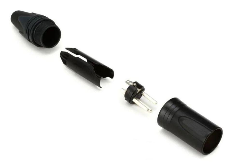 Conetor XLR Macho EQUIP 147930 (3-Pole XLR - Preto), miniatura 2