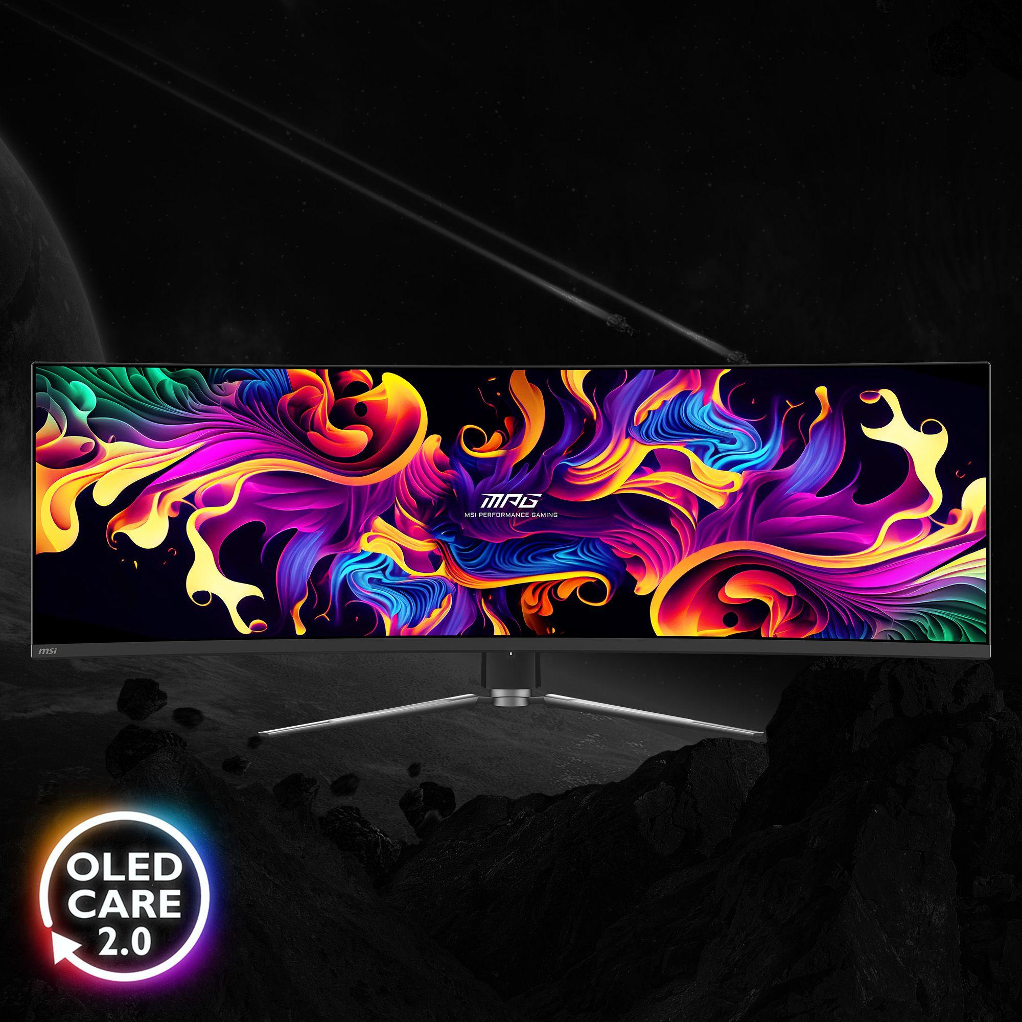 Monitor MSI MPG 491CQPDE QD-OLED (49" - QD-OLED - 144 Hz - Preto) — miniatura 12