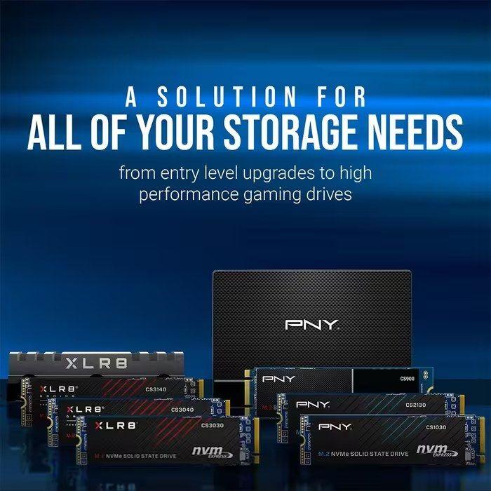 SSD PNY CS1030 (1 TB - M.2 2280 - NVMe PCIe Gen3 x4 - Preto) — miniatura 4