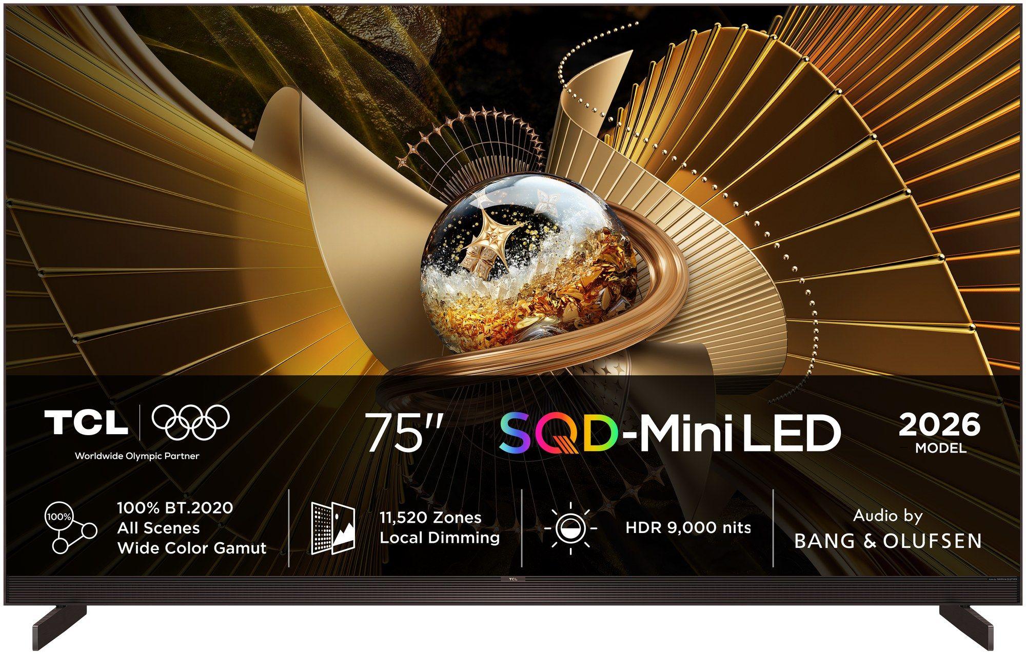 Televisão TCL TV 75X11L (75" - SQD-Mini LED - 3840 x 2160 pixels - Preto)