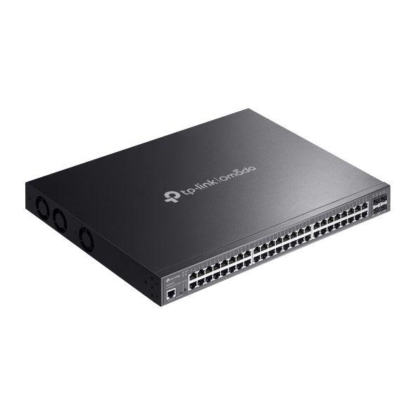 Switch TP-LINK Omada SG3452XMPP (Gigabit Ethernet - 12 MB - 176 Gbit/s - Preto) — miniatura 3