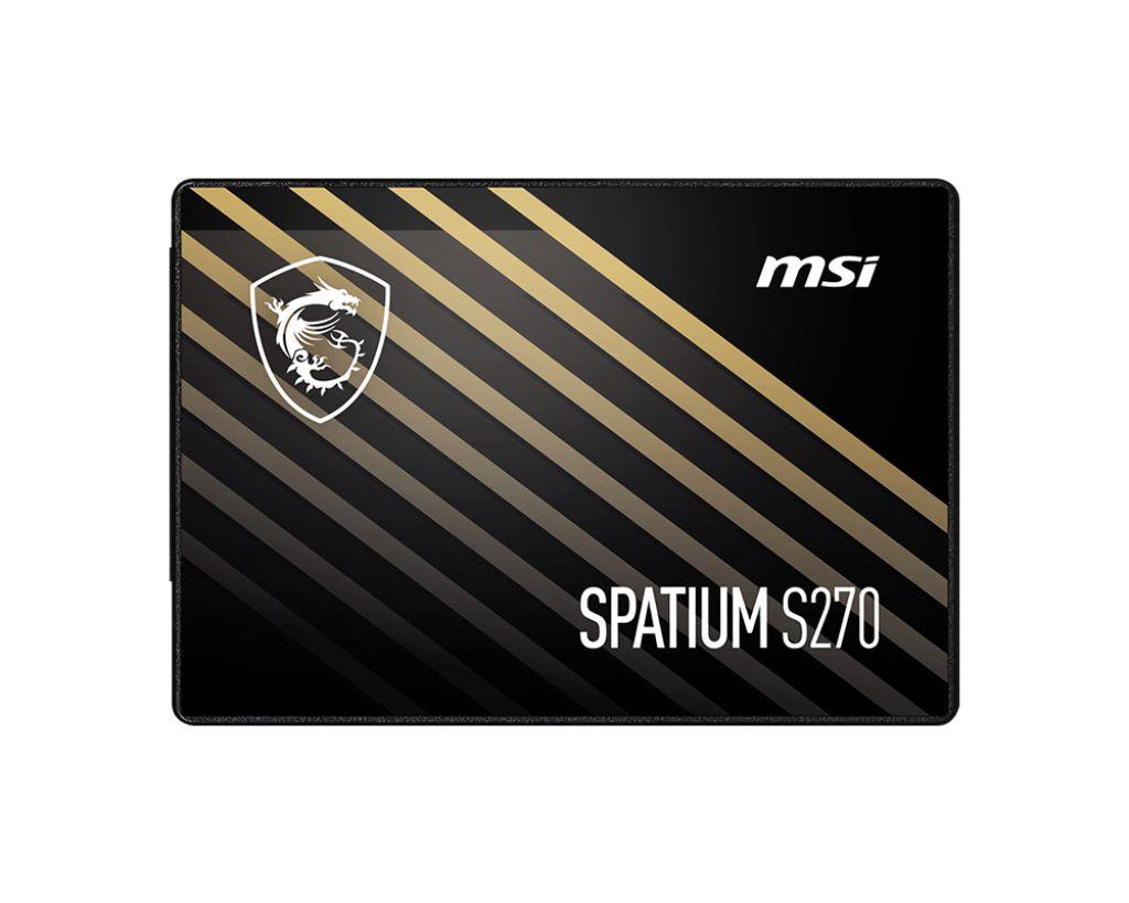 SSD Interno MSI SPATIUM S270 (960 GB - 2.5" - Serial ATA III - Preto), miniatura 2