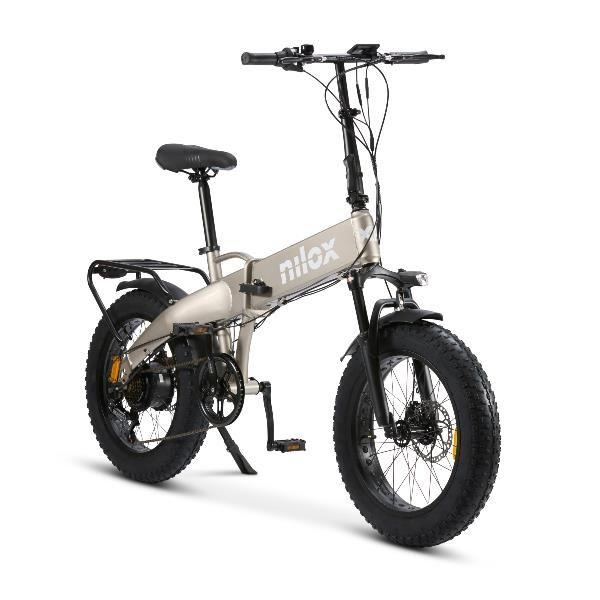 Bicicleta Elétrica Dobrável NILOX X10 (20" - 250 W - Cinzento) — miniatura 3