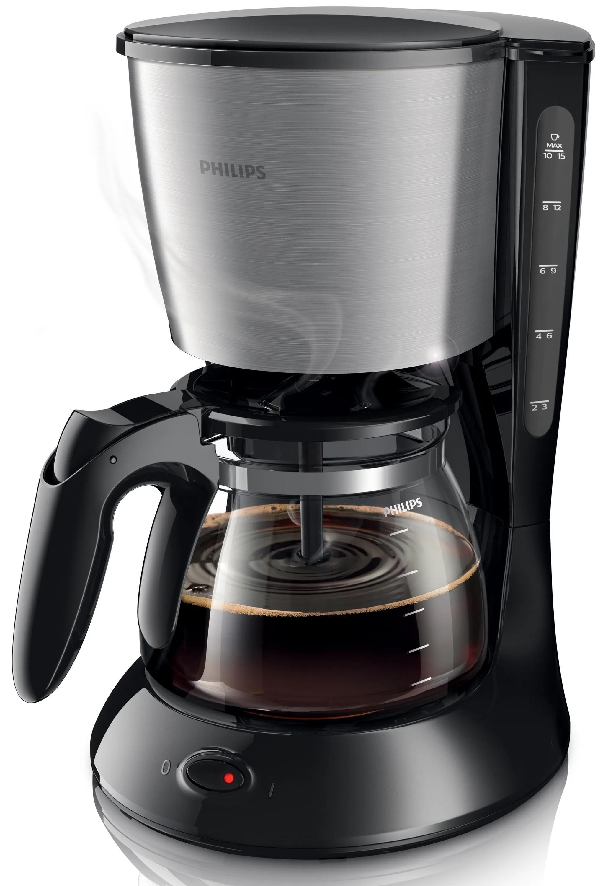 Máquina de Café de Filtro PHILIPS HD7462/20 (Café moído - 1080 W - 1,2 l - Preto e Inox), miniatura 2