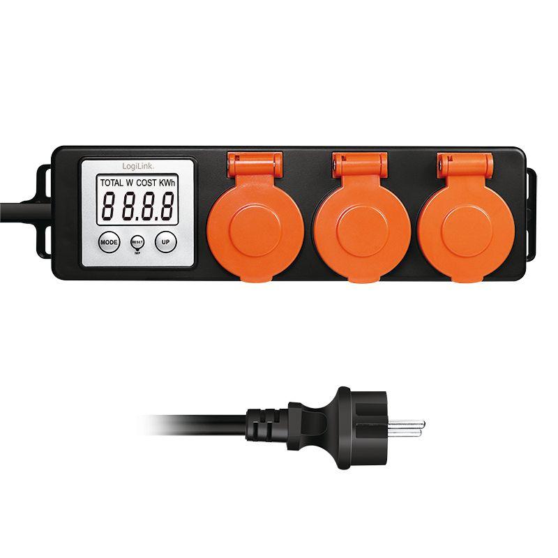 Bloco de Tomadas LOGILINK EM0008 (Policarbonato)