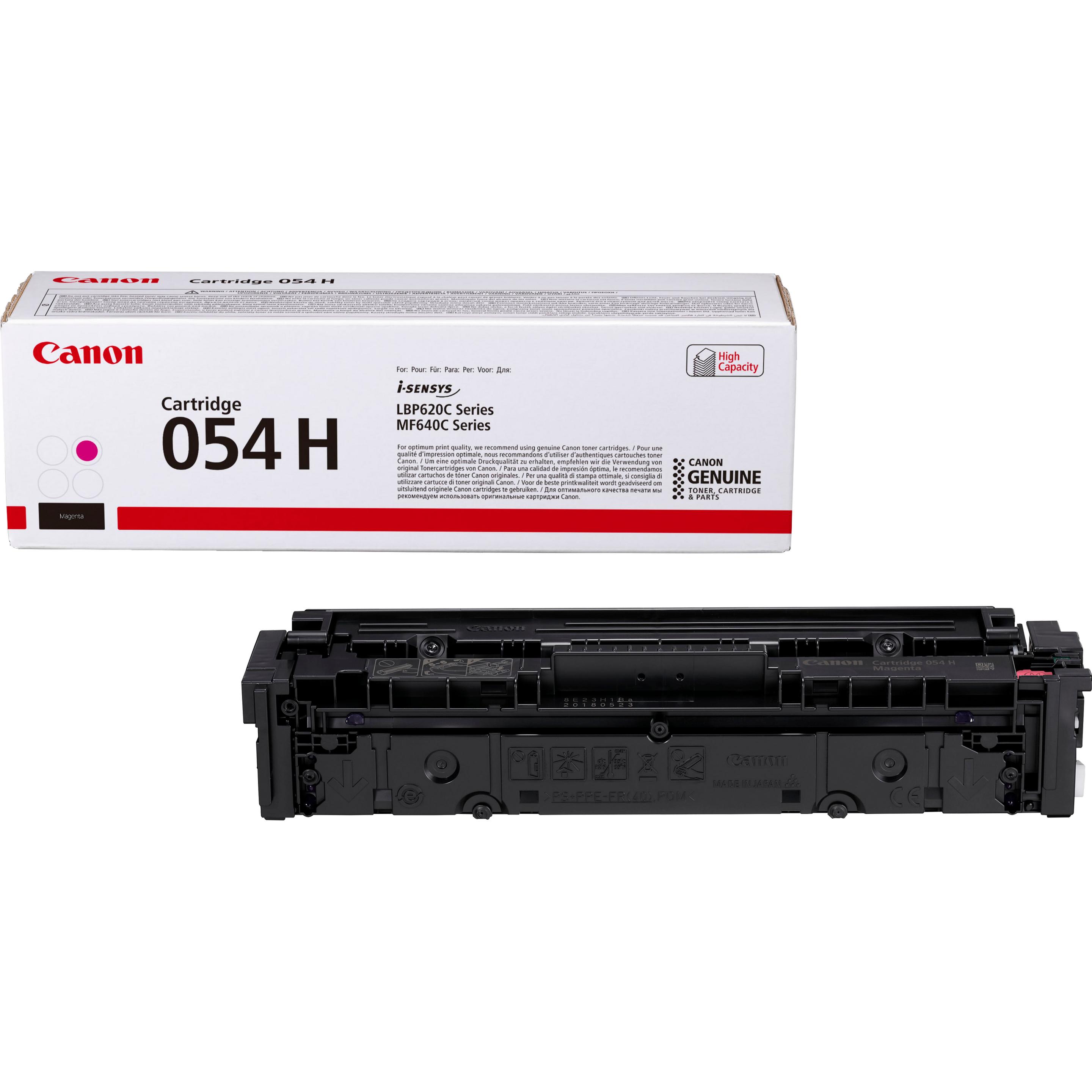 Toner CANON 054H (2300 páginas - Magenta)