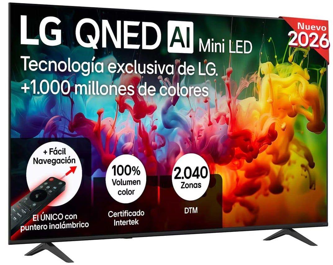 Televisão LG TV 75QNED70B6A (75" - QNED MiniLED - 4K Ultra HD - Preto), miniatura 2