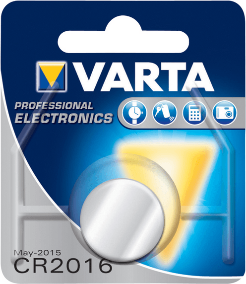 Pilha de Botão VARTA 6016 CR2016 (Metálico)