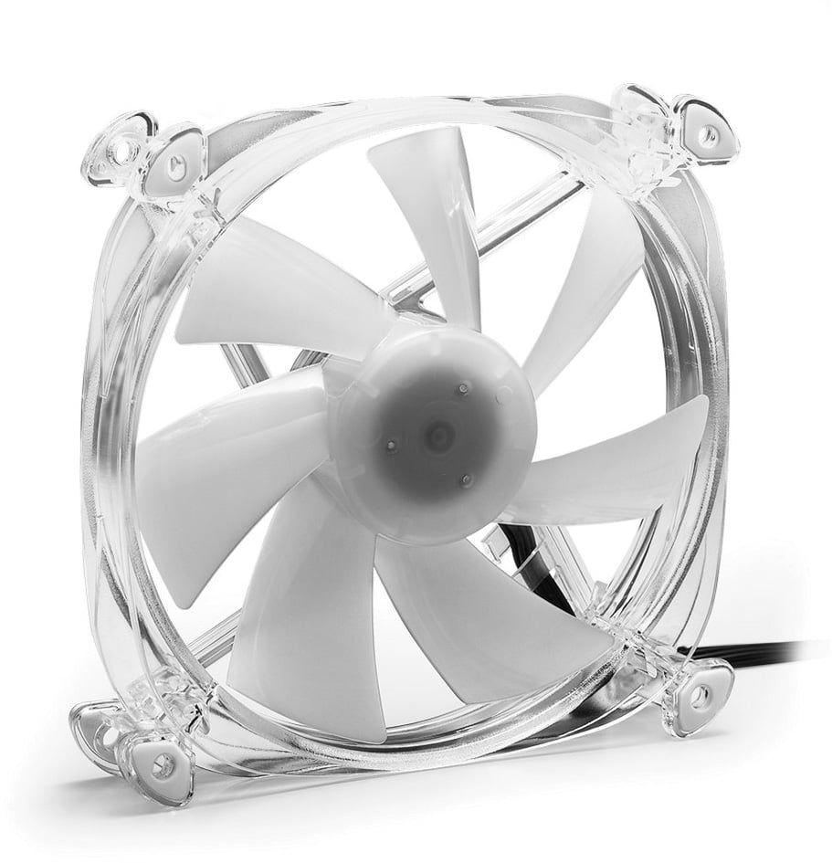 Ventoinha de Caixa SHARKOON SHARK Disc RGB (RGB multicolorida - Não suportado - Transparente), miniatura 3