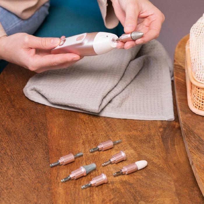 Kit de Manicura e Pedicura Elétrico CECOTEC Bamba PinkyCare 700 Perfect Nails Set (Plástico - Rosa) — miniatura 3