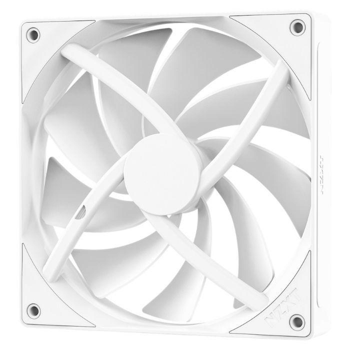 Ventoinha para Caixa de PC NZXT F140Q Quiet Airflow PWM (Plástico e borracha - RGB - 3,84 W - Branca), miniatura 4