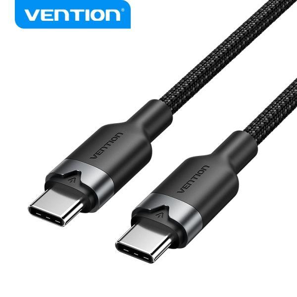 Cabo USB-C VENTION TRDBH (2 m - USB-C - Preto) — miniatura 2
