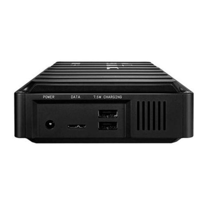 Disco Rígido Externo WESTERN DIGITAL WD_BLACK D10 Game Drive 8TB (8 TB - 3,5" - USB 3.2 Gen 1 - Preto) — miniatura 5