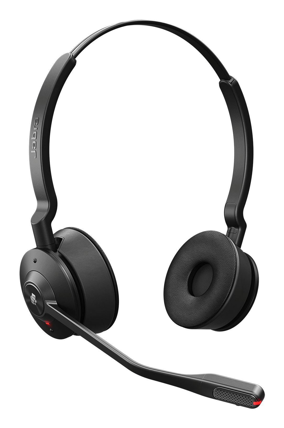 Headset JABRA ENGAGE 55 SE MS STEREO LINK400A LOWPOWER (Binaural - Sem fios - Supra-aural - Preto)