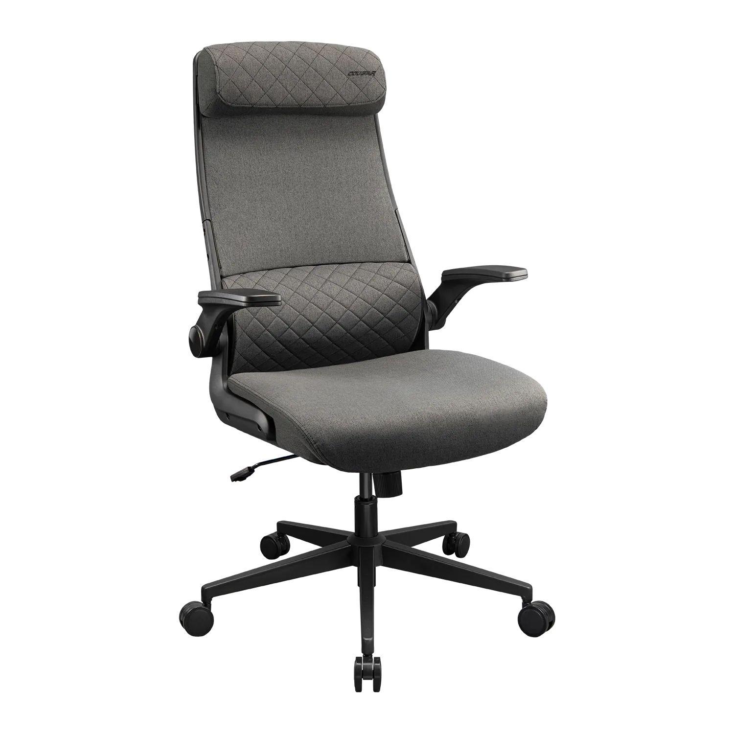 Cadeira Gaming COUGAR Stryder (120 kg - 125 cm - Tecido - Cinzento e Preto)