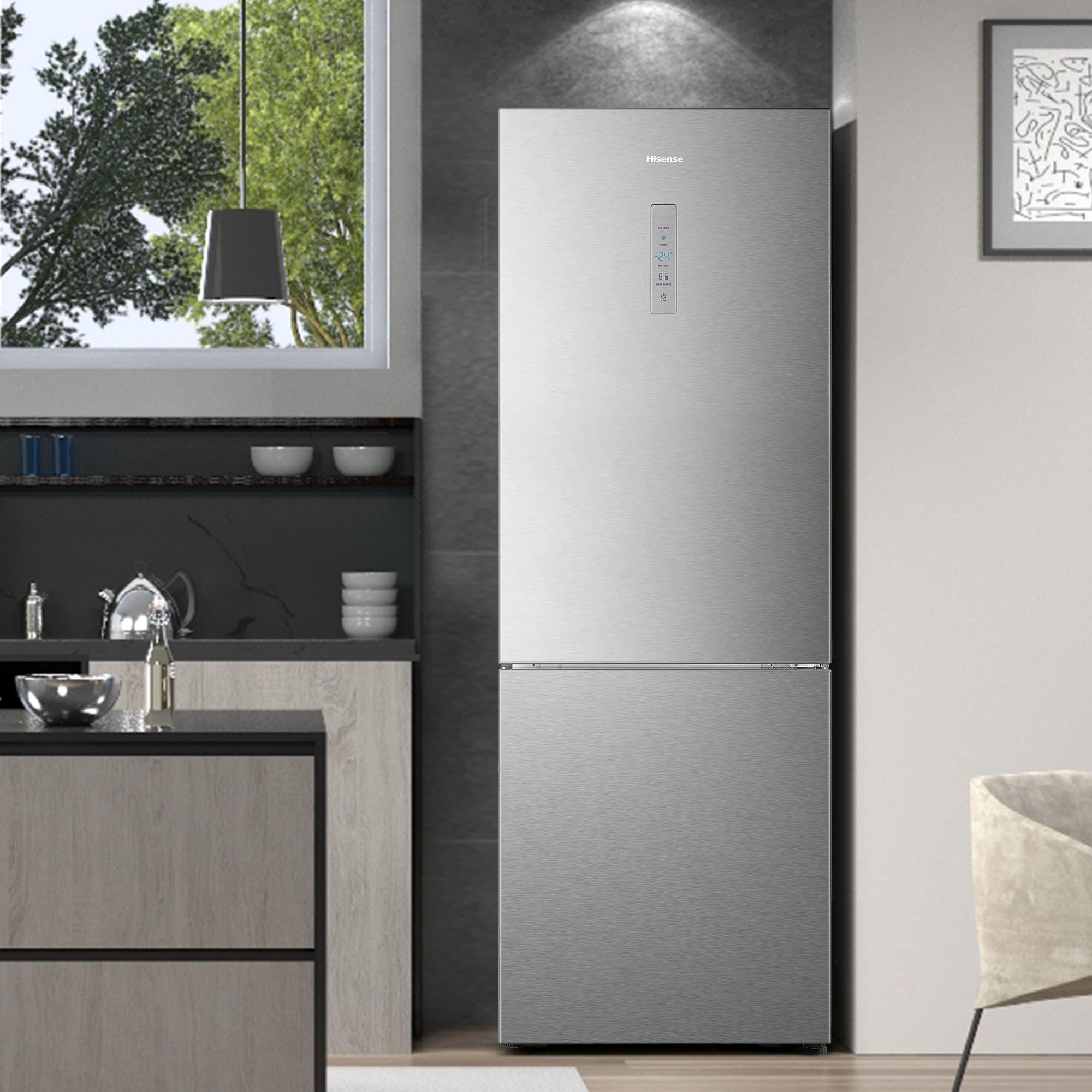 Frigorífico Combinado Independente HISENSE RB645N4BIC (495 L - 200x70,4x69,4 cm - 70 cm - Inox) — miniatura 4