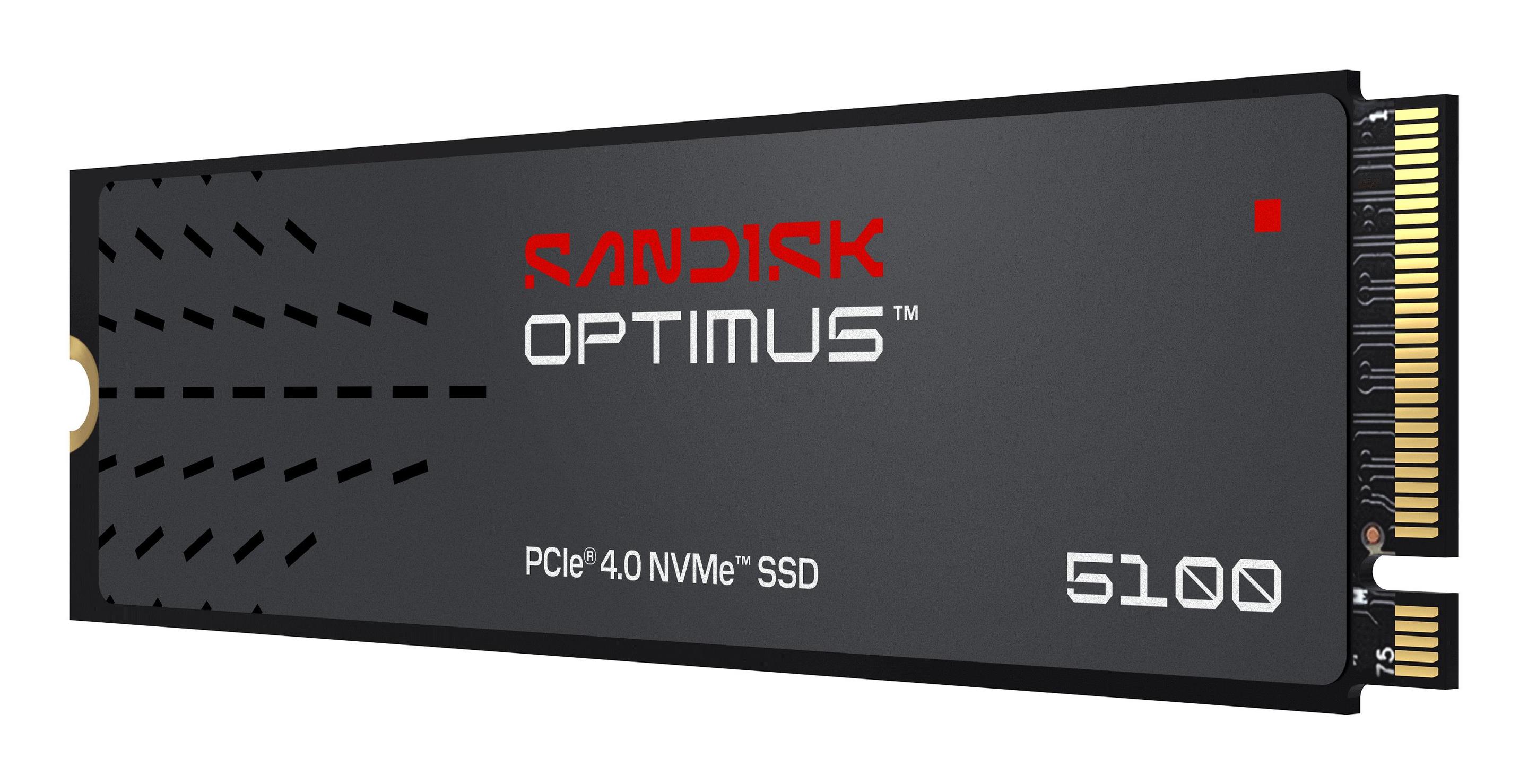 SSD SANDISK Optimus 5100 (1 TB - M.2 2280 - PCI Express 4.0 NVMe)