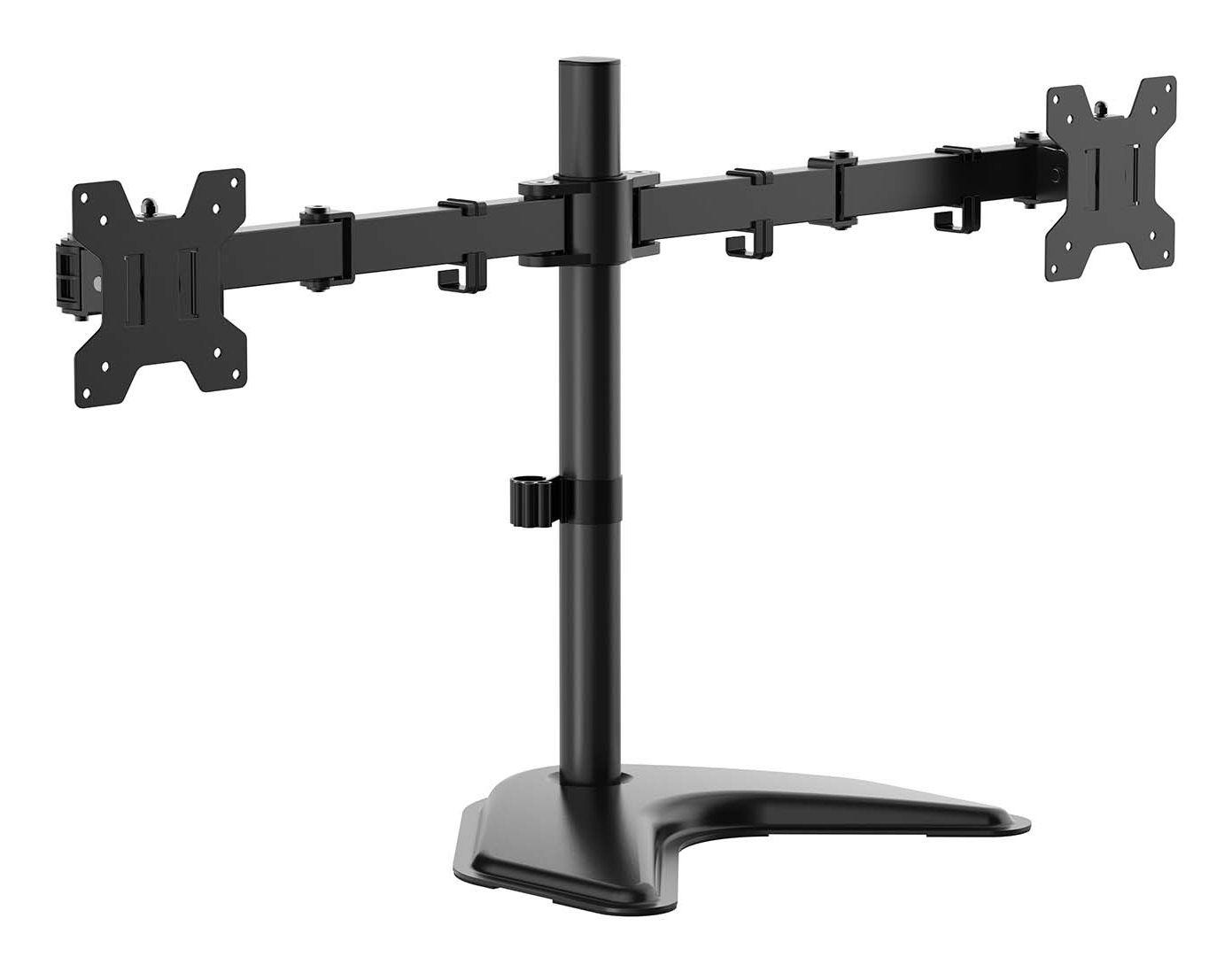 Suporte de Secretária Duplo para Monitor/TV AISENS DT32TSR-285 (17-32" - VESA 100x100 mm - Preto)