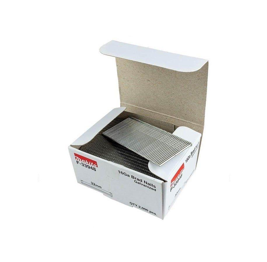 Pregos de Cabeça Perdida para Pregador MAKITA F-33948 (Prateado)