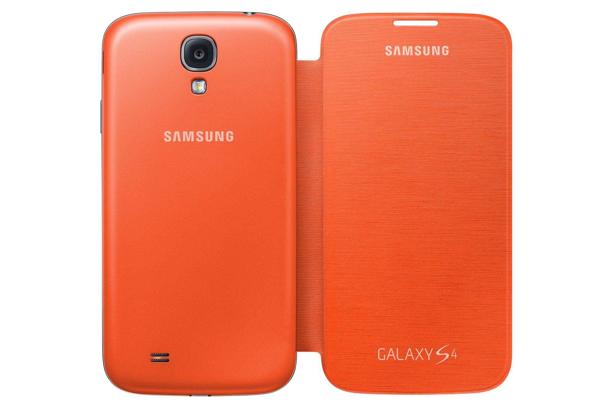 Capa Flip SAMSUNG EF-FI950BOEGWW (Samsung Galaxy S4 - Laranja) — miniatura 5