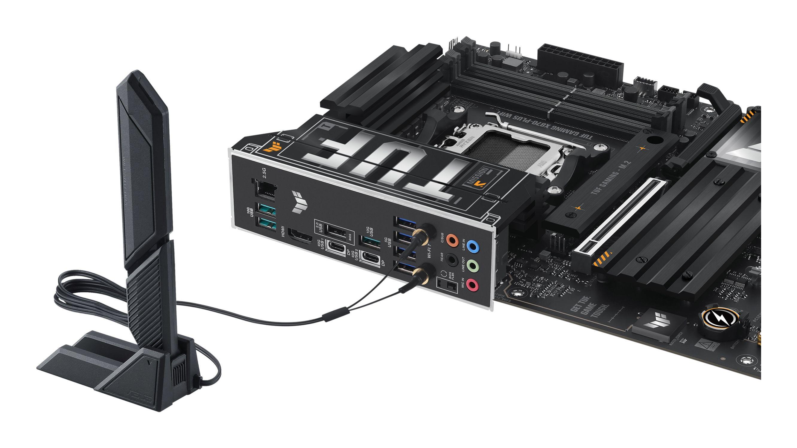 Motherboard ASUS TUF GAMING X870-PLUS WIFI (AM5 - ATX - Duplo canal - Preto), miniatura 7
