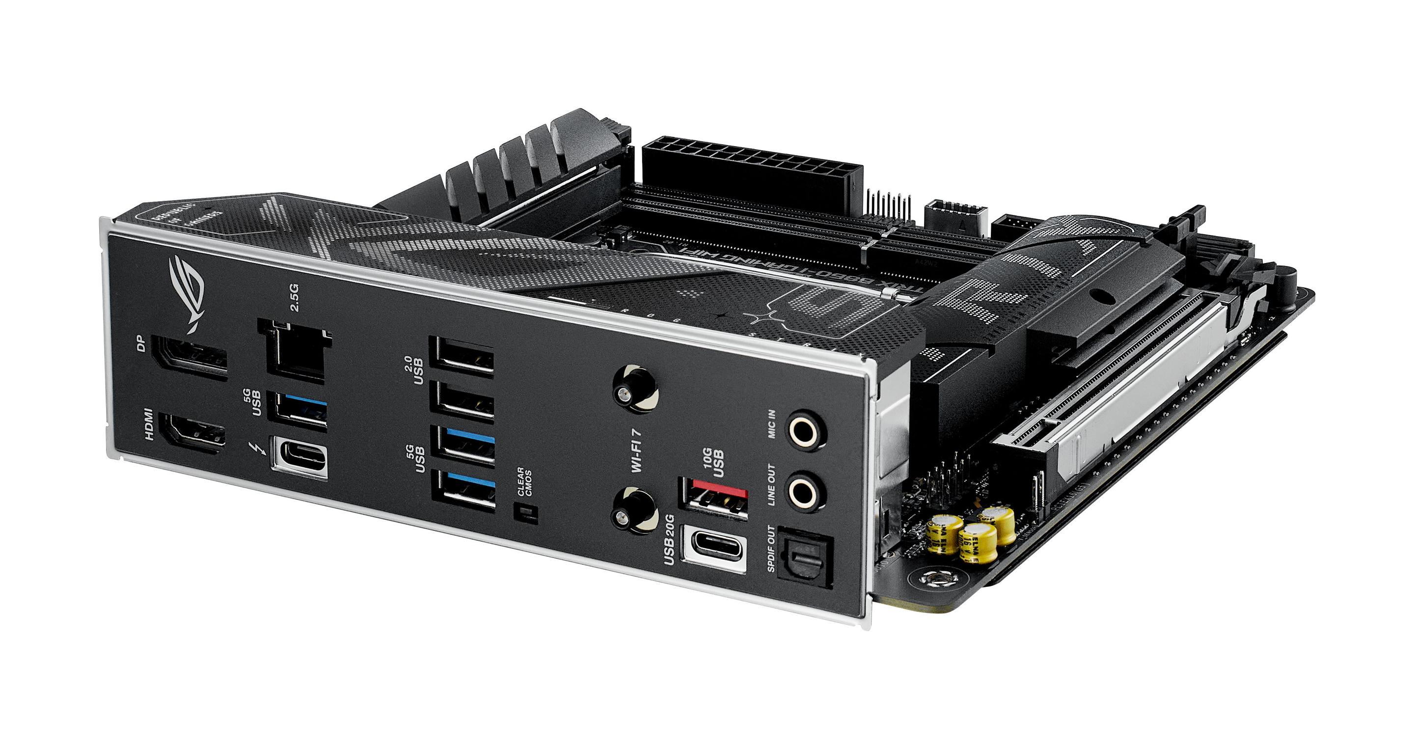 Motherboard ASUS ROG STRIX B860-I GAMING WIFI (LGA 1851 (Socket V1) - Intel Core Ultra - mini-ITX - Multicor), miniatura 7