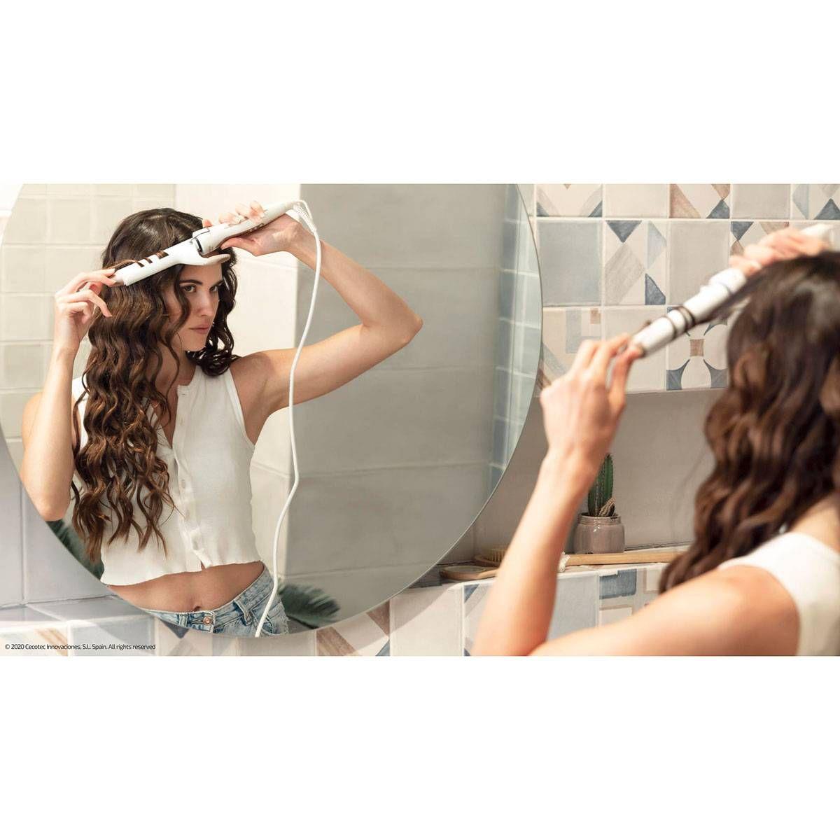 Modelador de Cabelo CECOTEC Bamba SurfCare 790 Curly (Titânio - Branco) — miniatura 3