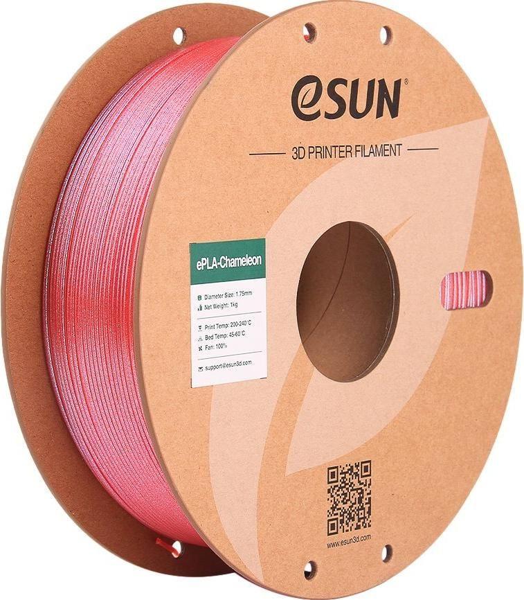 Filamento 3D ESUN EPLA-CHAMELEON (Vermelho com mudança de cor)