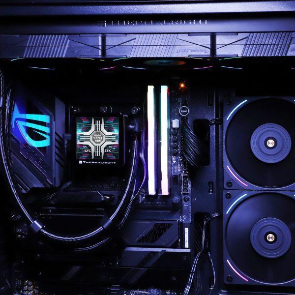 Sistema de Refrigeração Líquida AIO para CPU THERMALRIGHT Frozen Vision 360 ARGB V2 (2150 RPM - RGB - 4 pinos - Preto) — miniatura 5