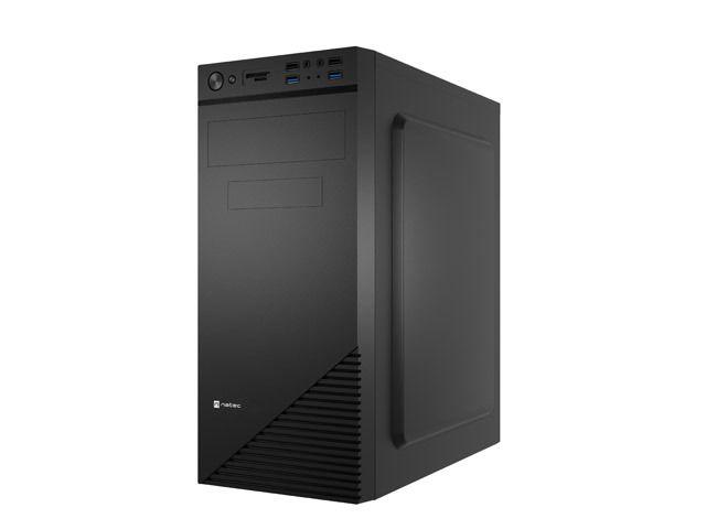 Caixa PC NATEC Cabassu G2 (ATX, Micro ATX, Mini-ITX - Midi Tower - ABS, rede, metal e plástico - Preto)