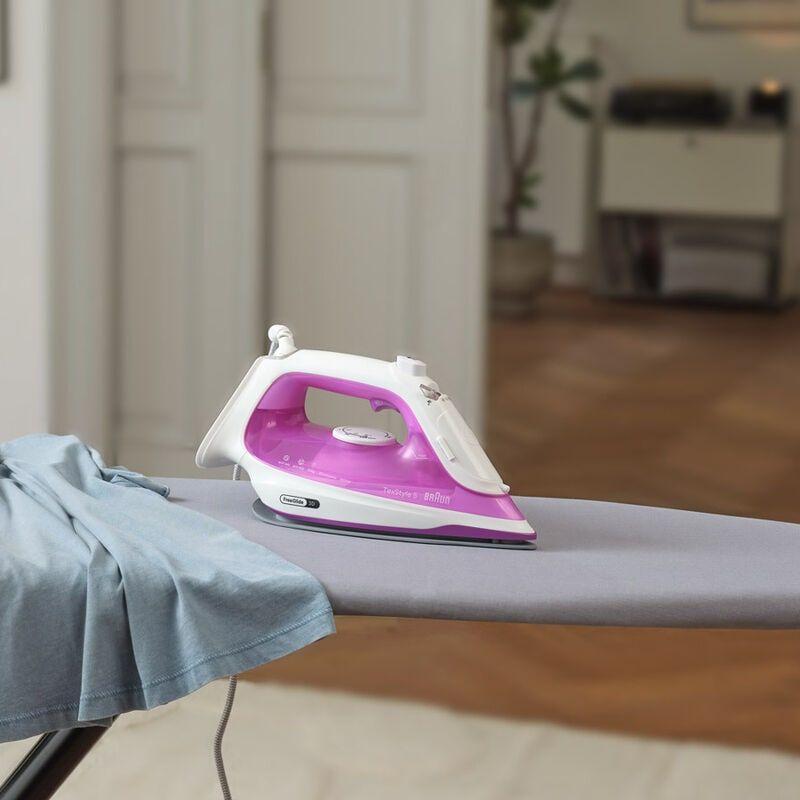 Ferro de Engomar BRAUN TexStyle 5 SI 5225 PU (2500 W - 0,3 l - 200 g/min - Rosa e Branco) — miniatura 6