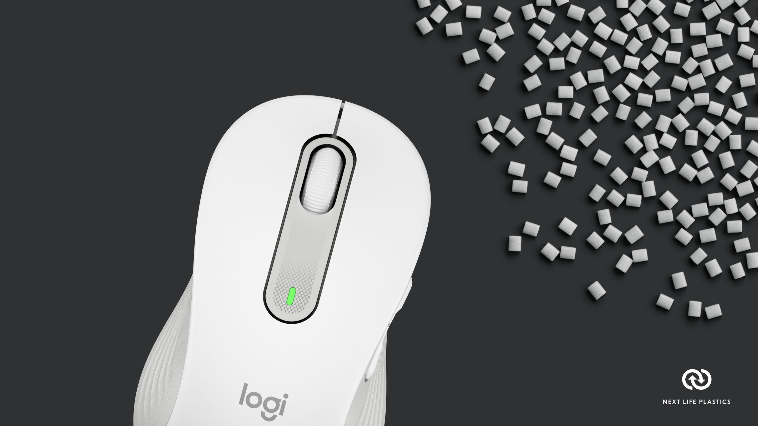 Rato LOGITECH Signature M650 L para Canhotos (Mão esquerda - 4000 DPI - Ótico - Branco) — miniatura 5