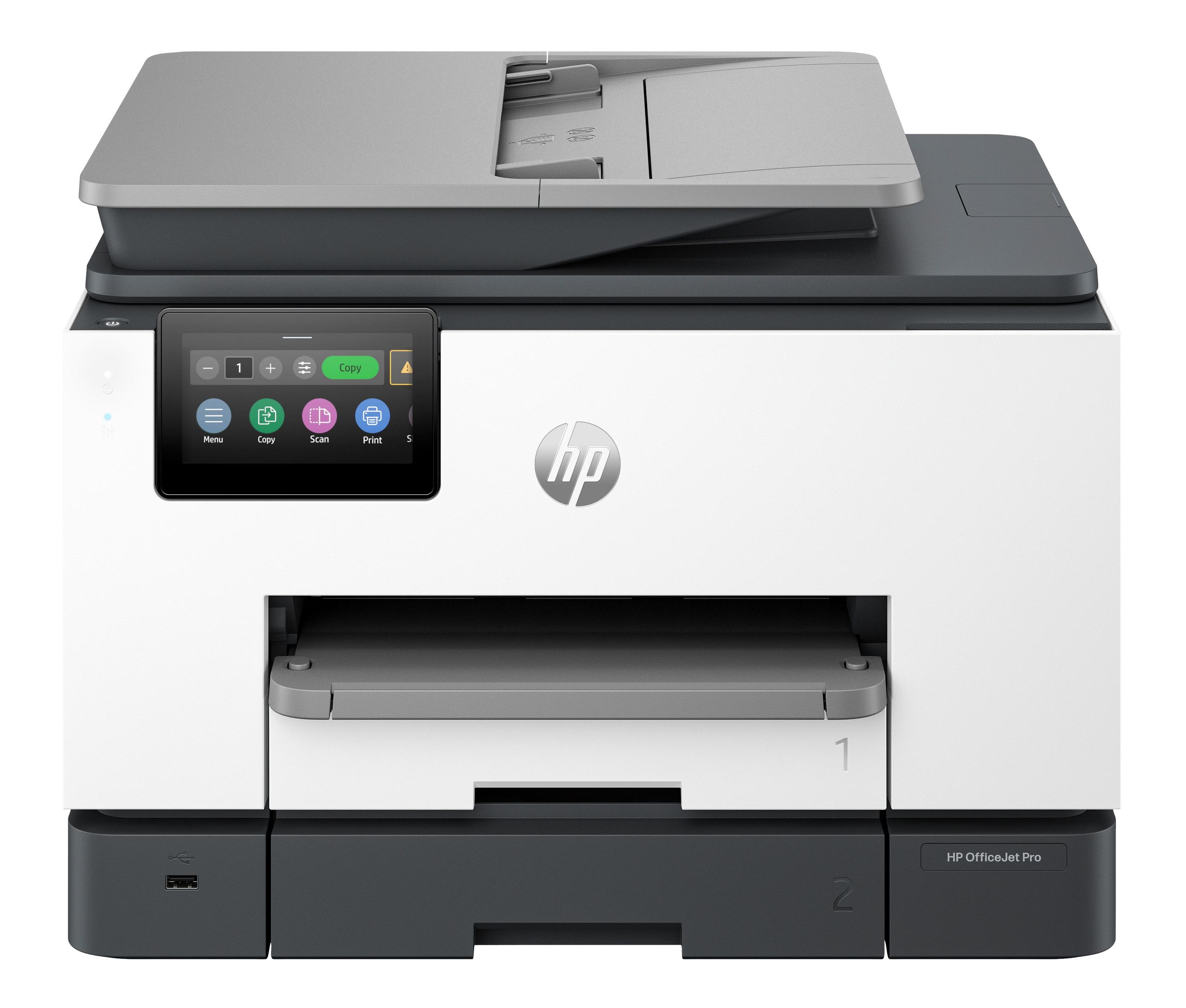 Impressora Multifunções HP OfficeJet Pro 9132e (A4 - Impressão a cores - 500 folhas - Cinzento)