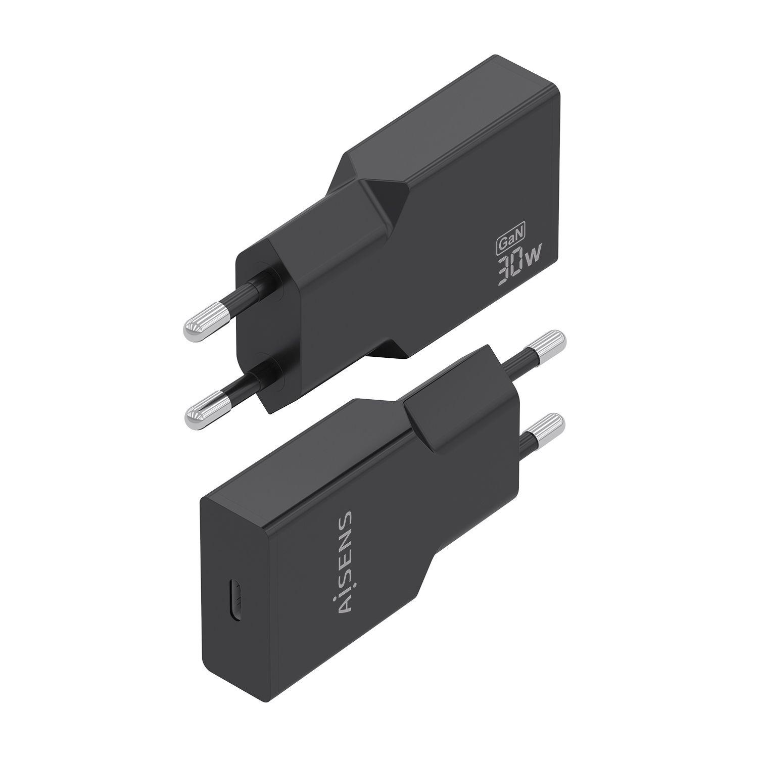 Carregador de Parede AISENS A110-1004 (30 W - Preto), miniatura 3