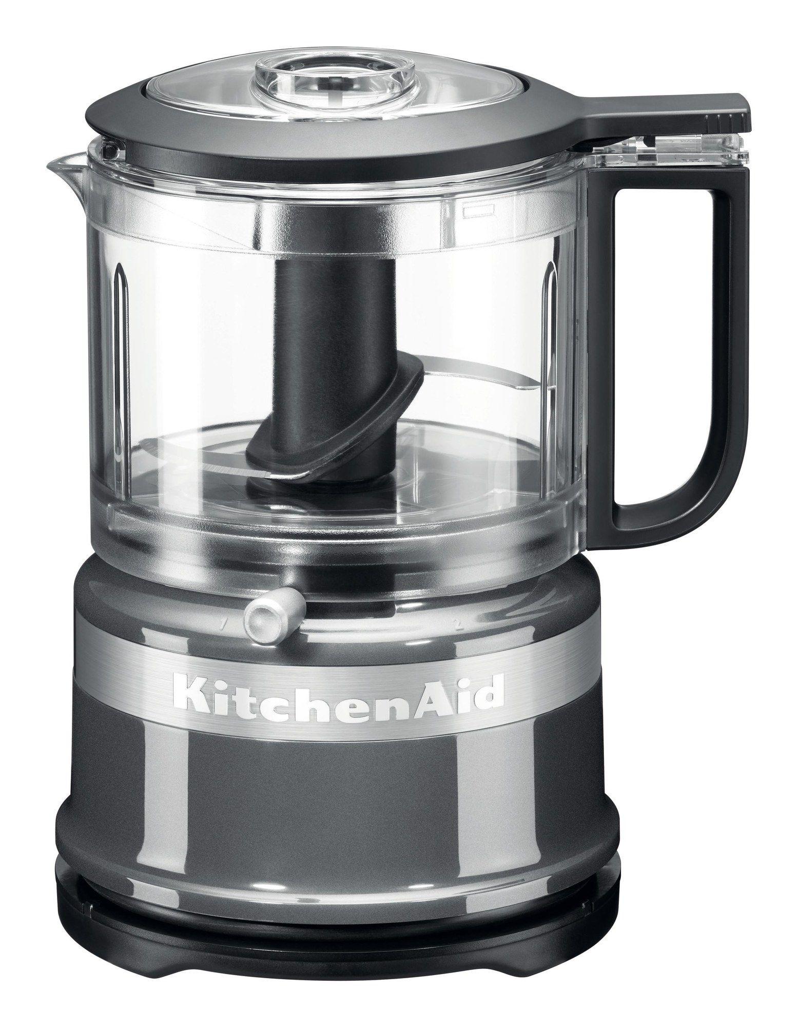 Picadora de Alimentos KITCHENAID 5KFC3516ECU (240 W - 0,83 l - Plástico - Preto e Prateado)