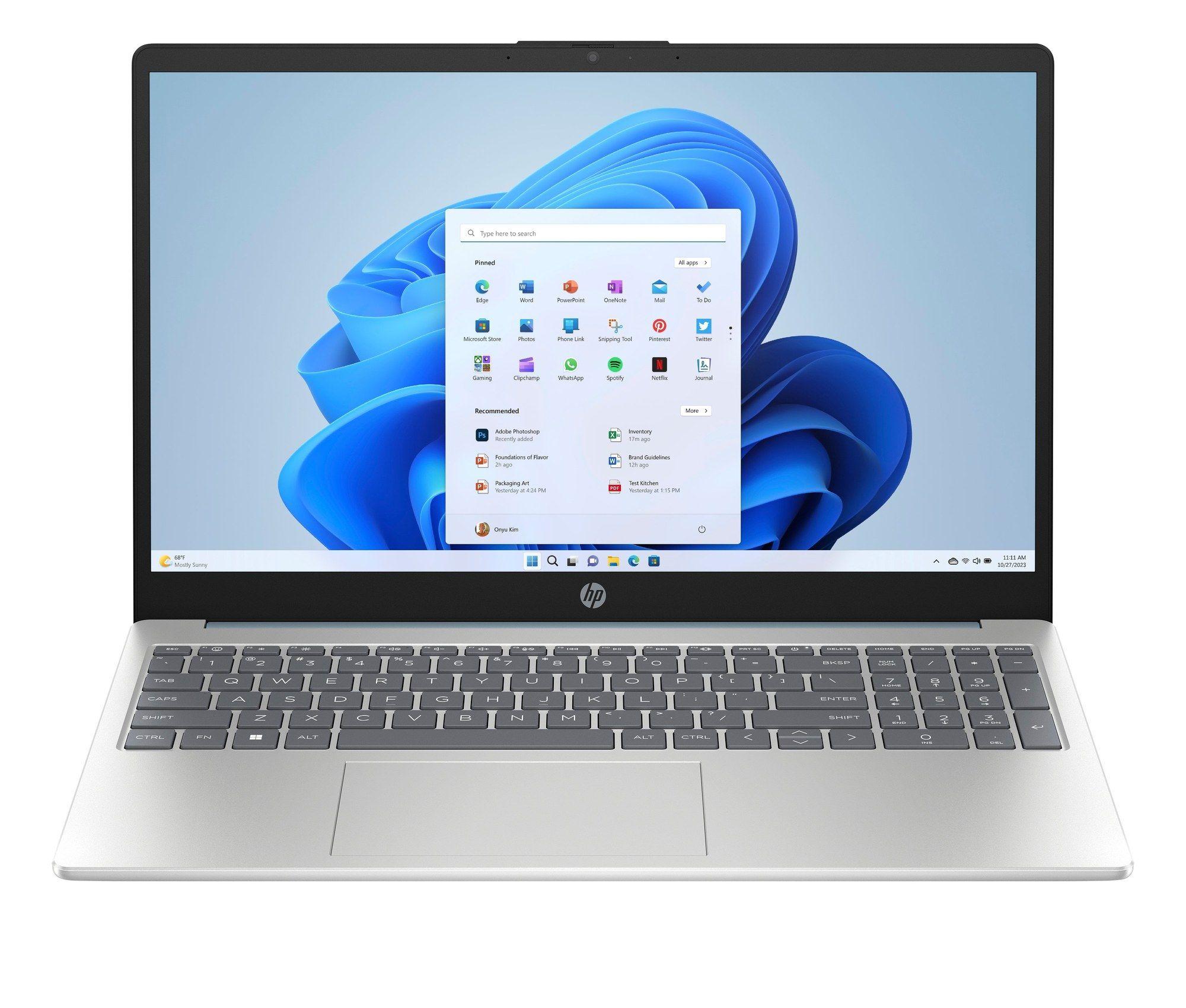 Portátil HP 15-fd0344ns (Windows 11 Home - Intel Core i5-1334U - 15,6" - Prateado)