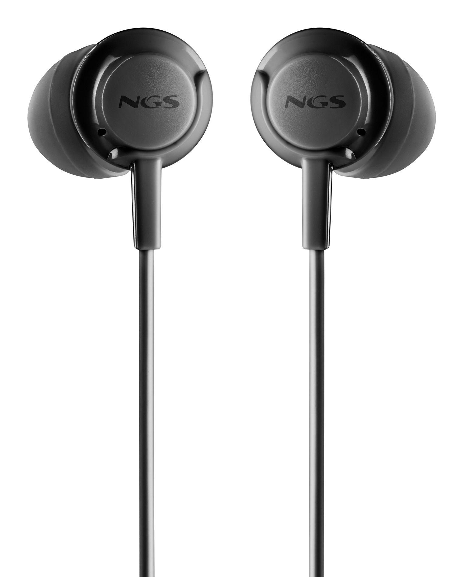 Auscultadores NGS Cross Drift (Binaural - Com fios - Intra-aural - Preto)