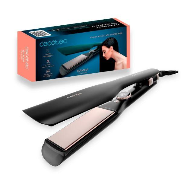 Alisador de Cabelo CECOTEC Bamba Ritualcare Sphere Max (Preto)